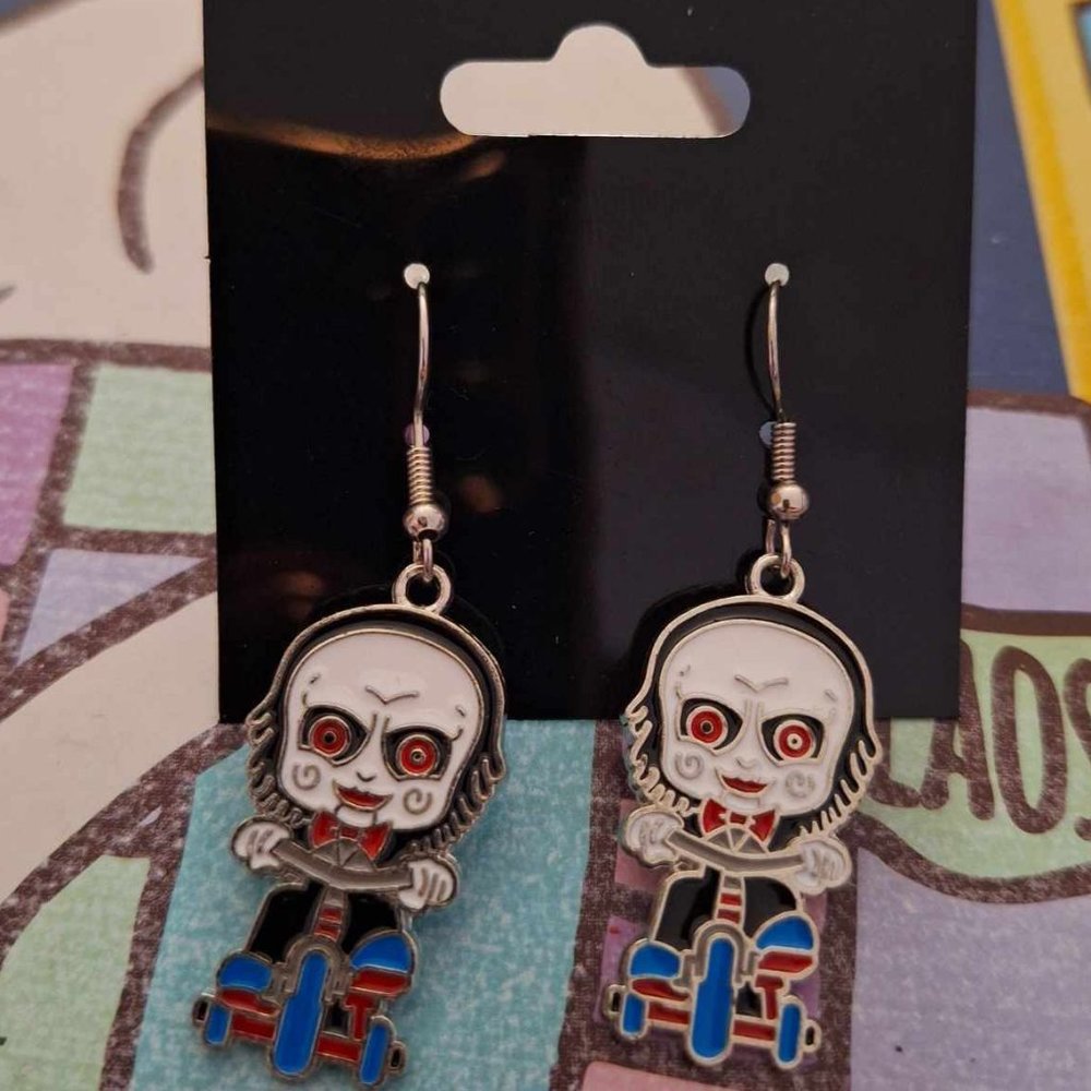 Billy the puppet Earrings